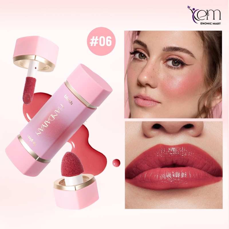 Double Ended 2-in-1 Cream Blush & Lip Tint Set-6 Colors Mineral-Based thumbnail 6