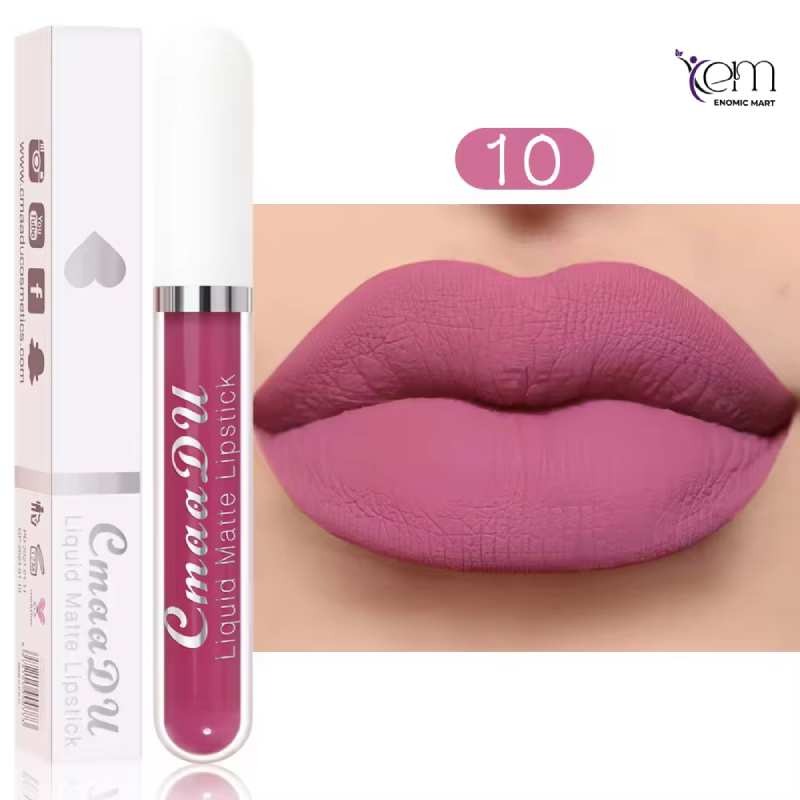 CmaaDu 18 Colors Lips Makeup Lipstick Lip Gloss thumbnail 10