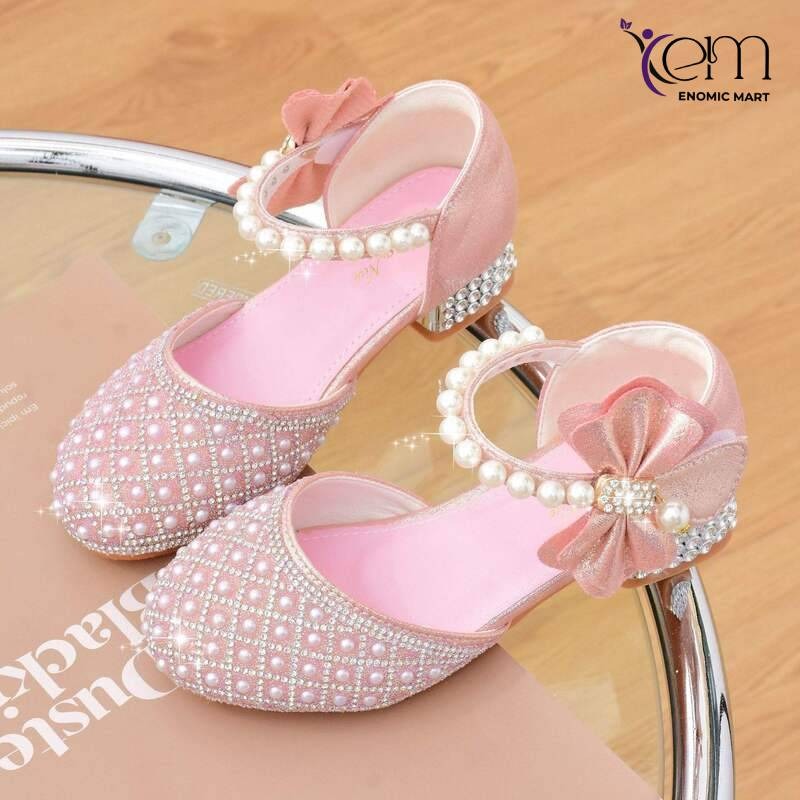 Princess High Heel Sandals for Piano Show Velcro