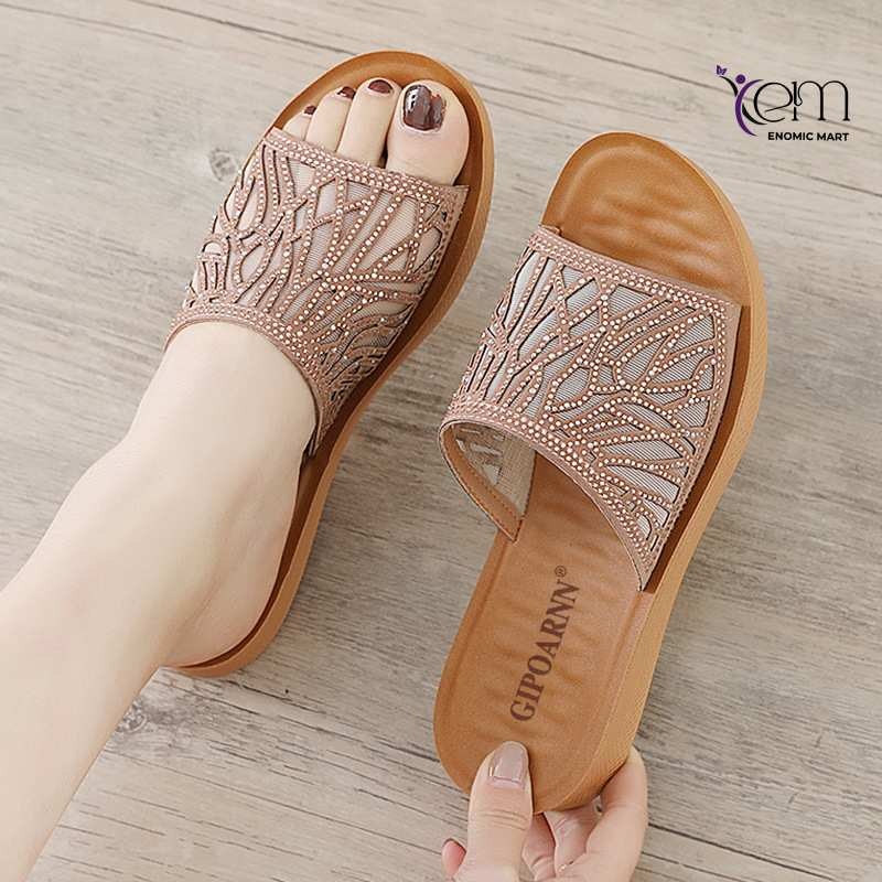 Summer slippers for mothers, suitable thumbnail 2