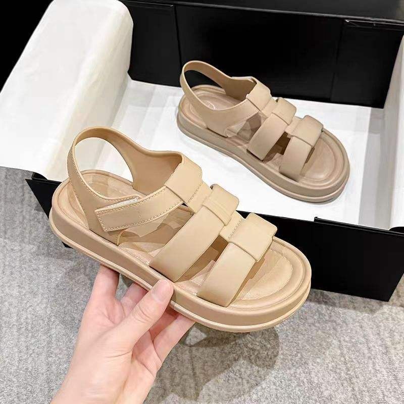 High Quality Women Sandals Flat Feature PVC thumbnail 3