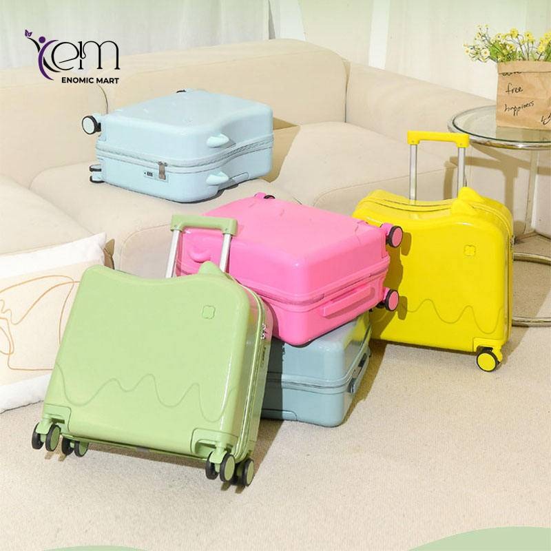 Wholesale children's spinner carry-on suitcase with thumbnail 5