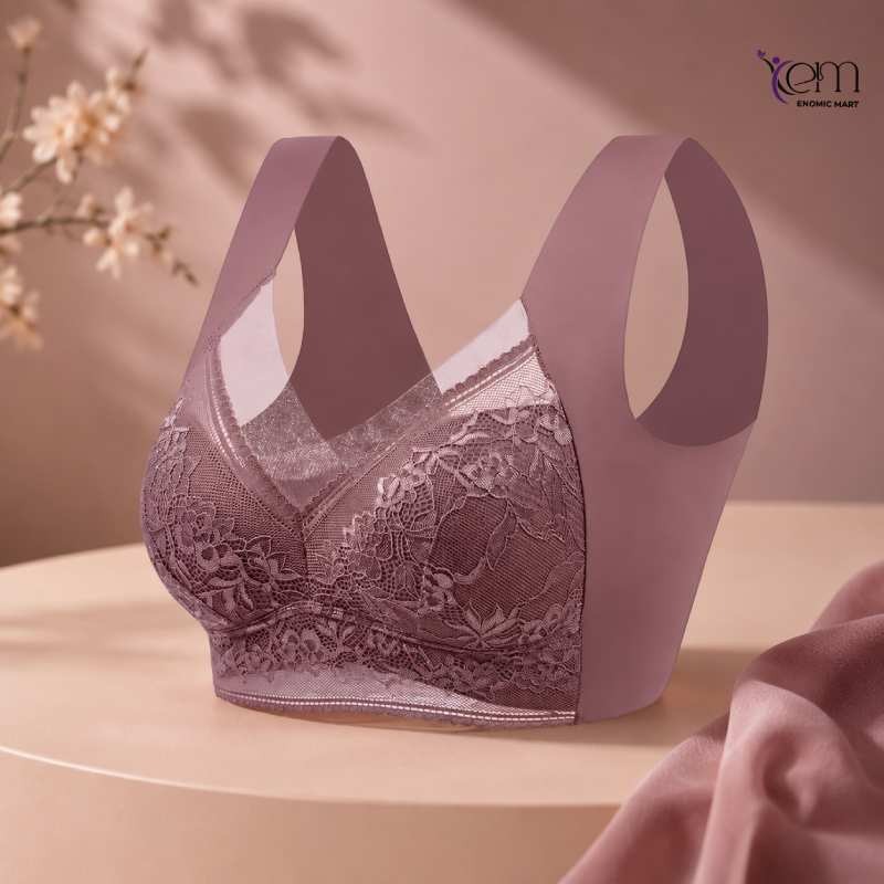 Beautiful Women's Plus-Size Push-up Anti-Sag Bra-Lace thumbnail 4