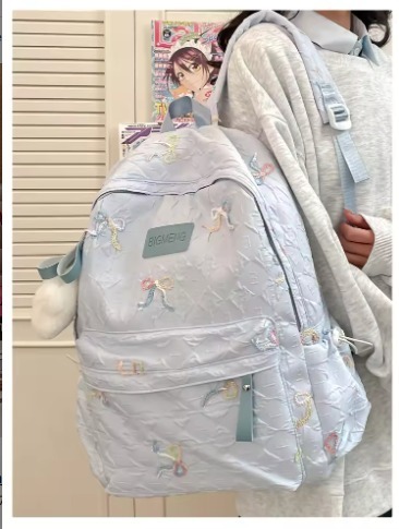 Women's Nylon School Backpack-Super thumbnail 4