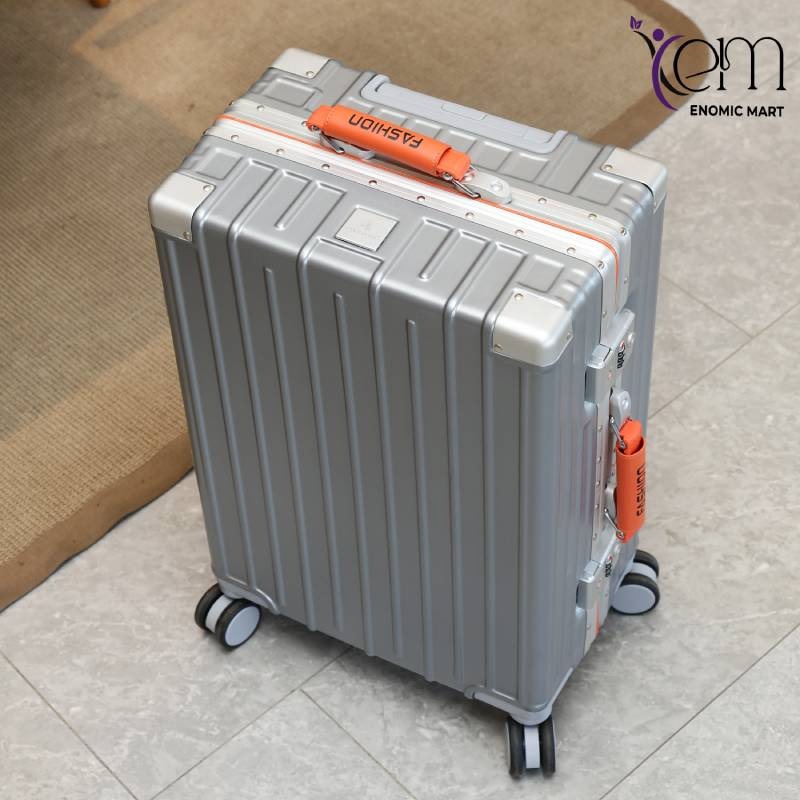 Wholesale Lightweight Travel Luggage Set Aluminum Frame PC Suitcase thumbnail 4