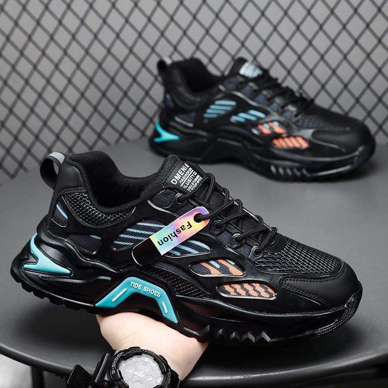 White Shoes Men Chunky fashion men's Shoes thumbnail 3