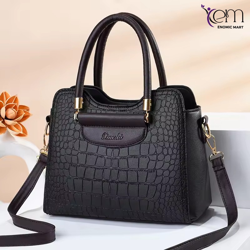 Big Brown Handbags Ladies Luxury Business Shoulder thumbnail 8