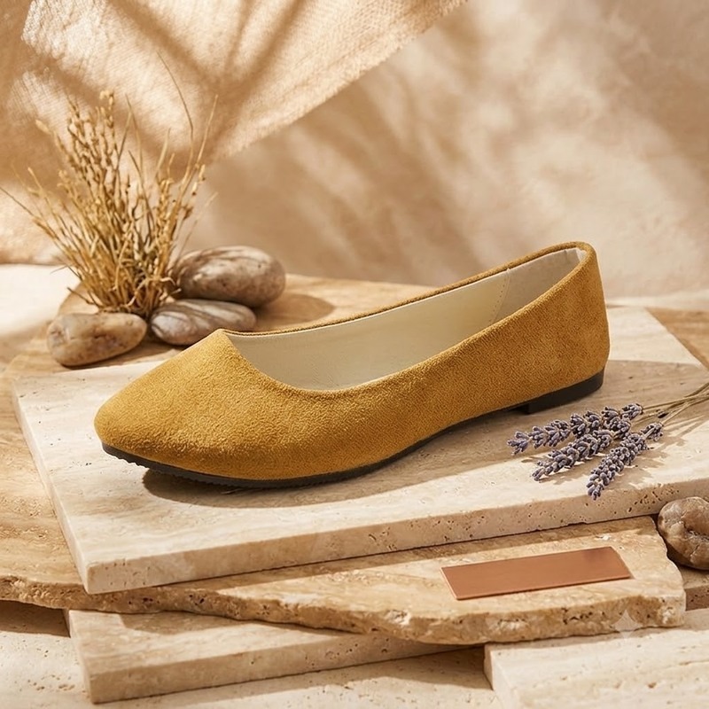 Women's Pointed Toe Ballet Flats thumbnail 5