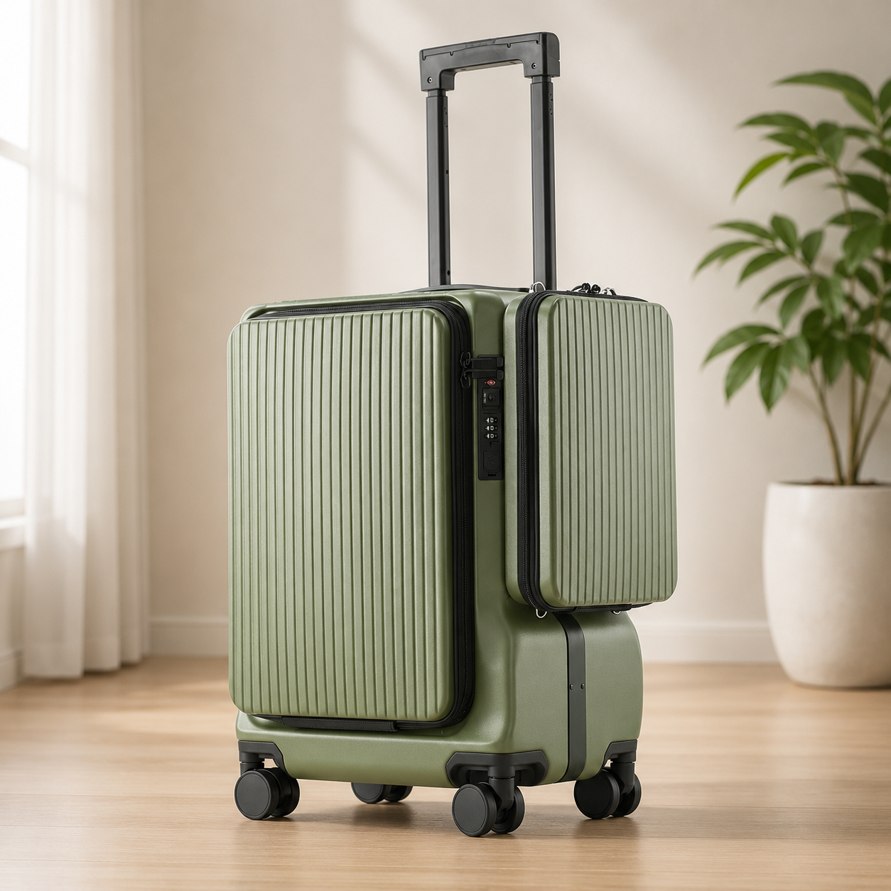 Luggage with Aluminum Frame Expandable Travel thumbnail 4