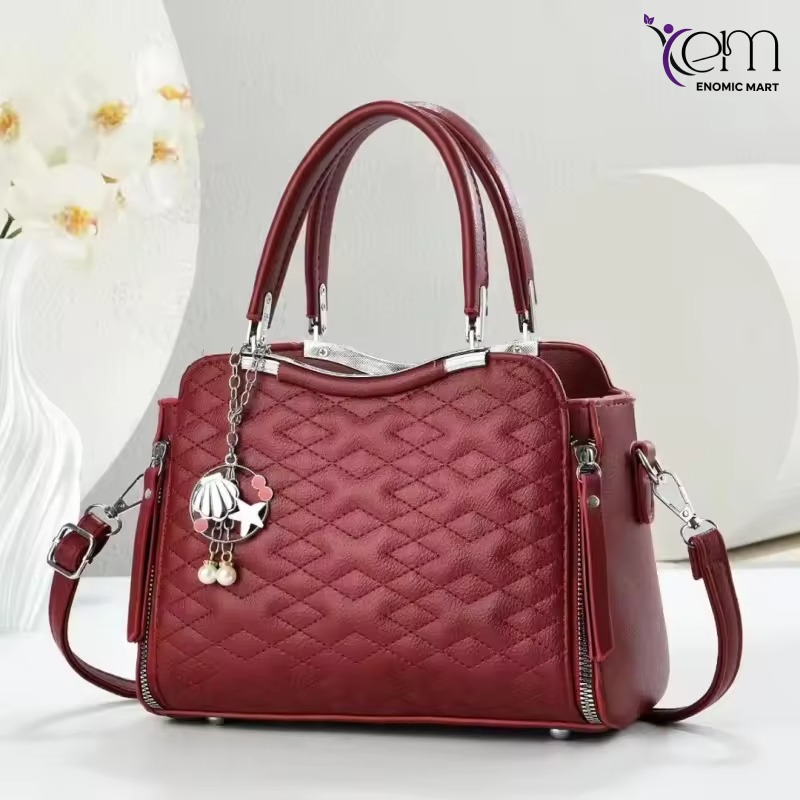 Women's New Unique Big High Quality PU Crossbody Shoulder Handbag thumbnail 2