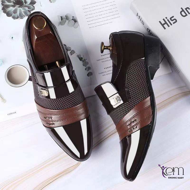 Breathable Business Pu Leather Dress Shoes thumbnail 2