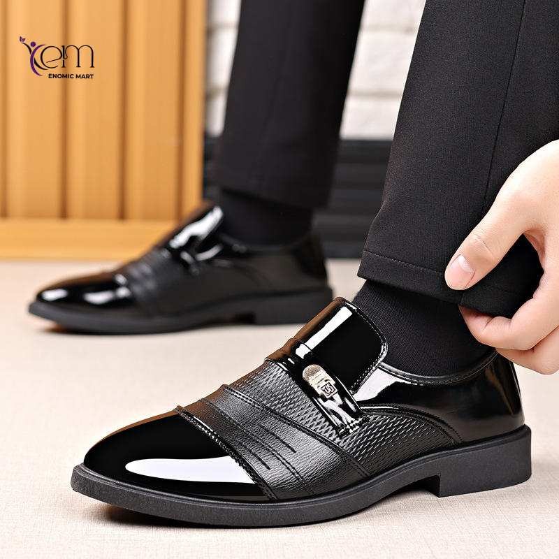 Breathable Business Pu Leather Dress Shoes