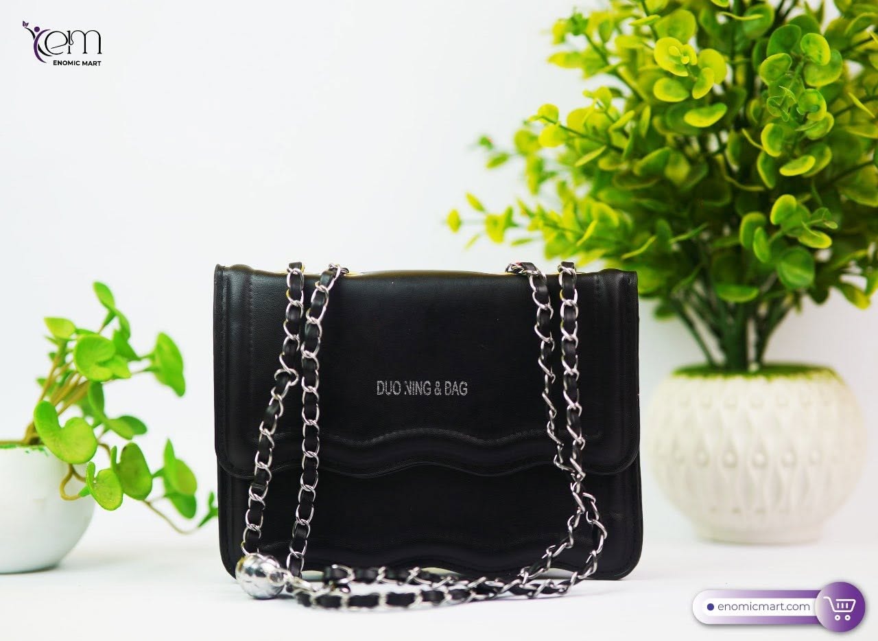New Lady Retro Handbag Solid Color Fashion Casual Single Strap