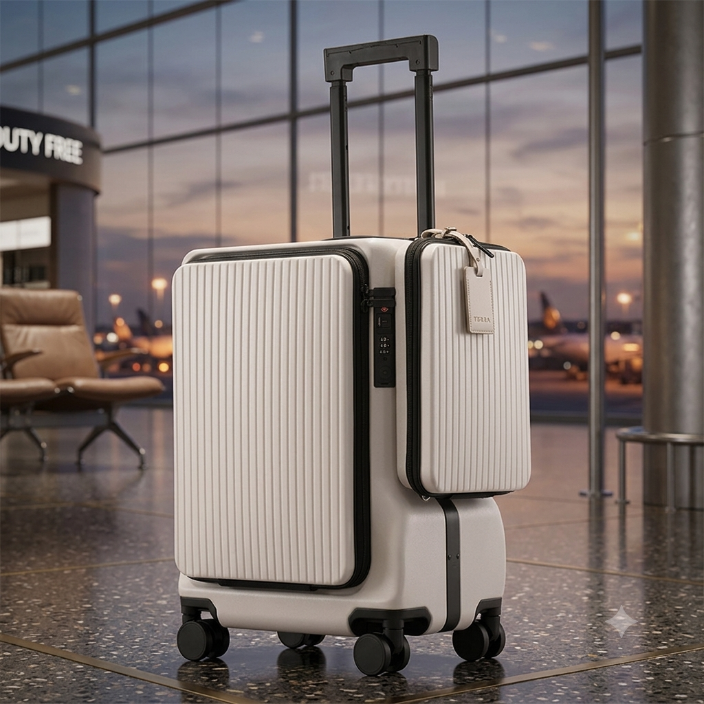 Luggage with Aluminum Frame Expandable Travel