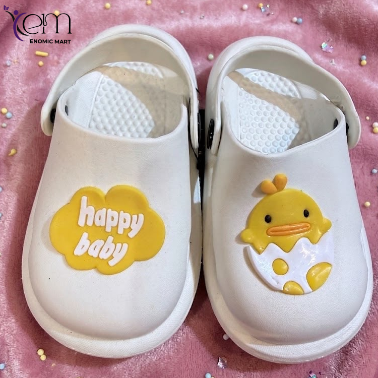 Unisex Children's PVC Ankle Clogs Non-slip Closed-toe Beach Sandals