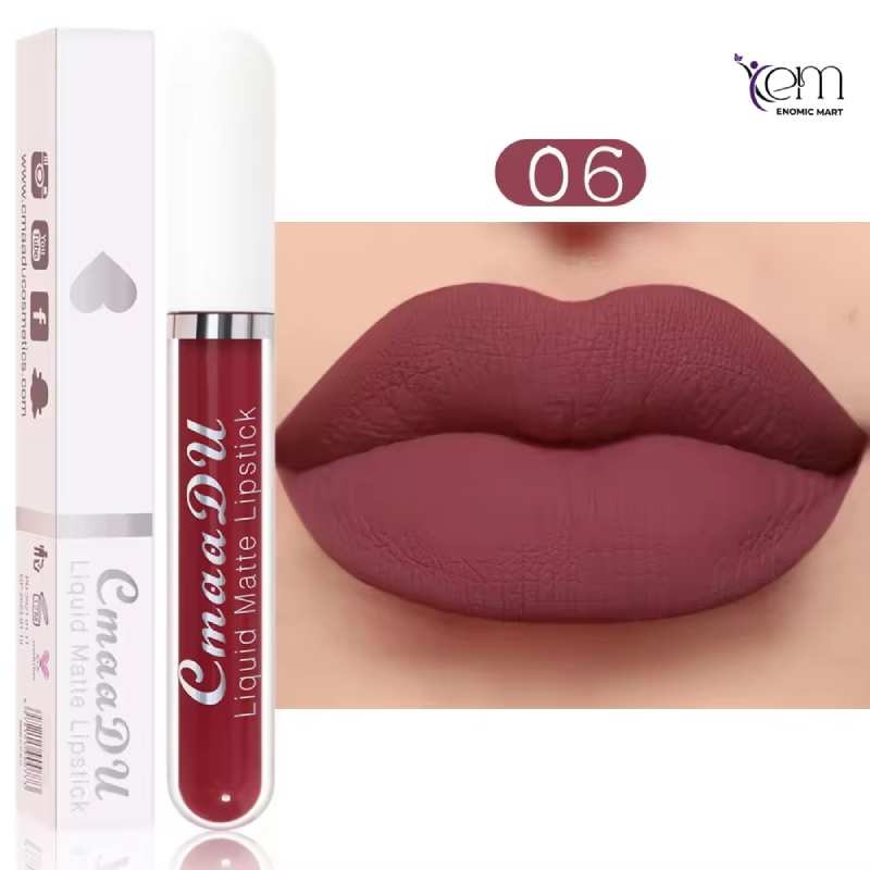CmaaDu 18 Colors Lips Makeup Lipstick Lip Gloss thumbnail 6