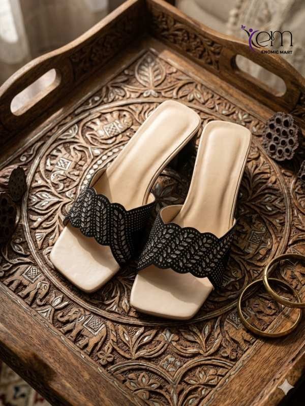 Women's plus-size rhinestone high-heeled sandals