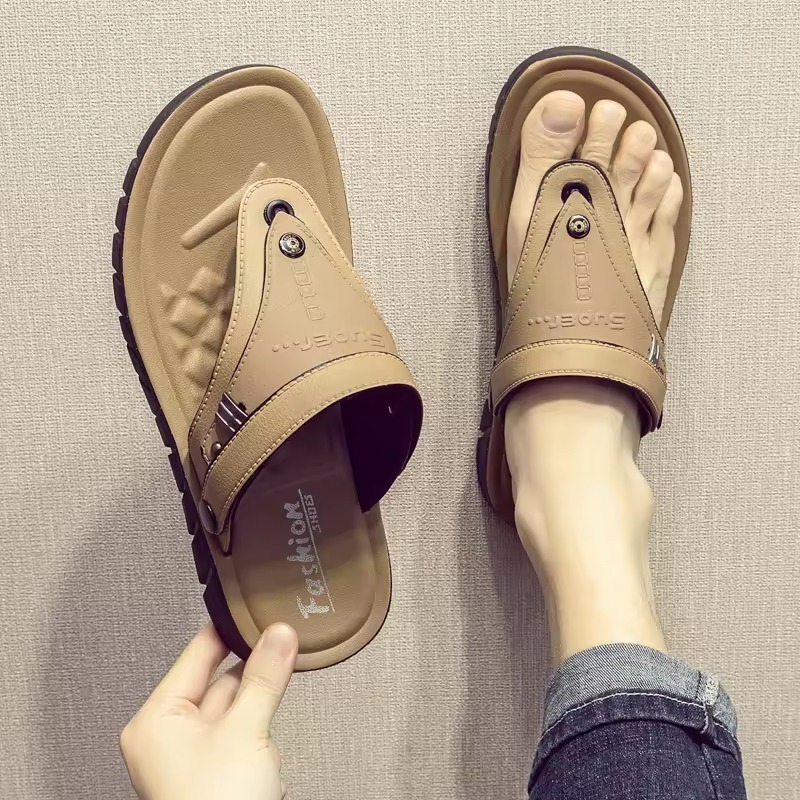 Men's PVC Summer Flat Outdoor Casual Sports Sandals