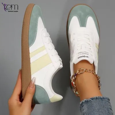 New Arrivals Breathable Lace up Sneakers Sneakers for