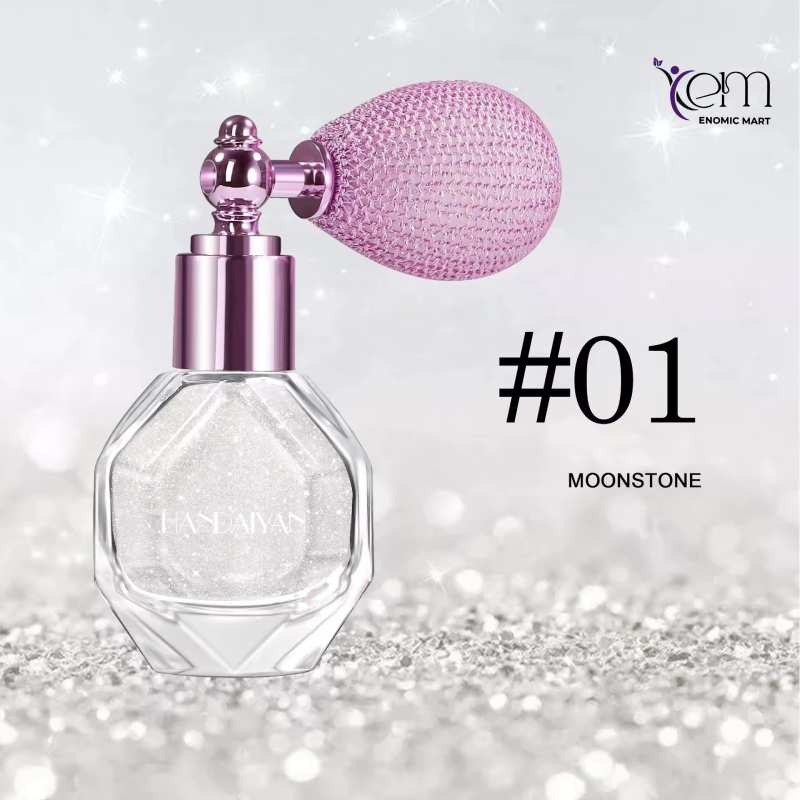 Body Glitter Spray with Powder, HANDAIYAN Quick-Dry