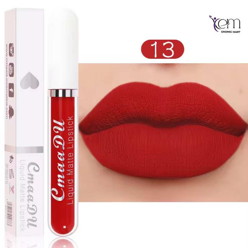CmaaDu 18 Colors Lips Makeup Lipstick Lip Gloss thumbnail 13