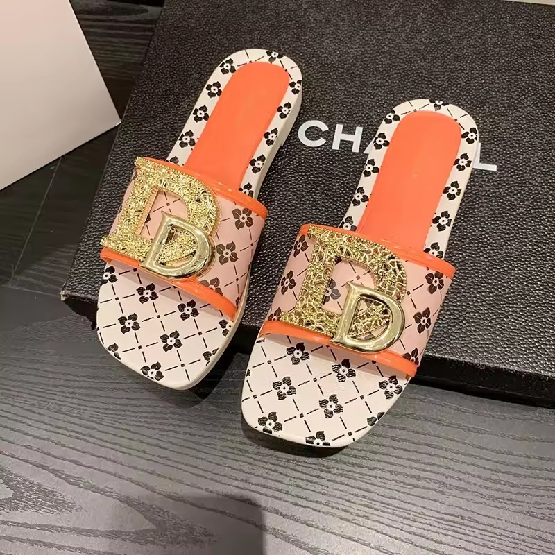 Sweet Pearl Flat Vacation Sandals