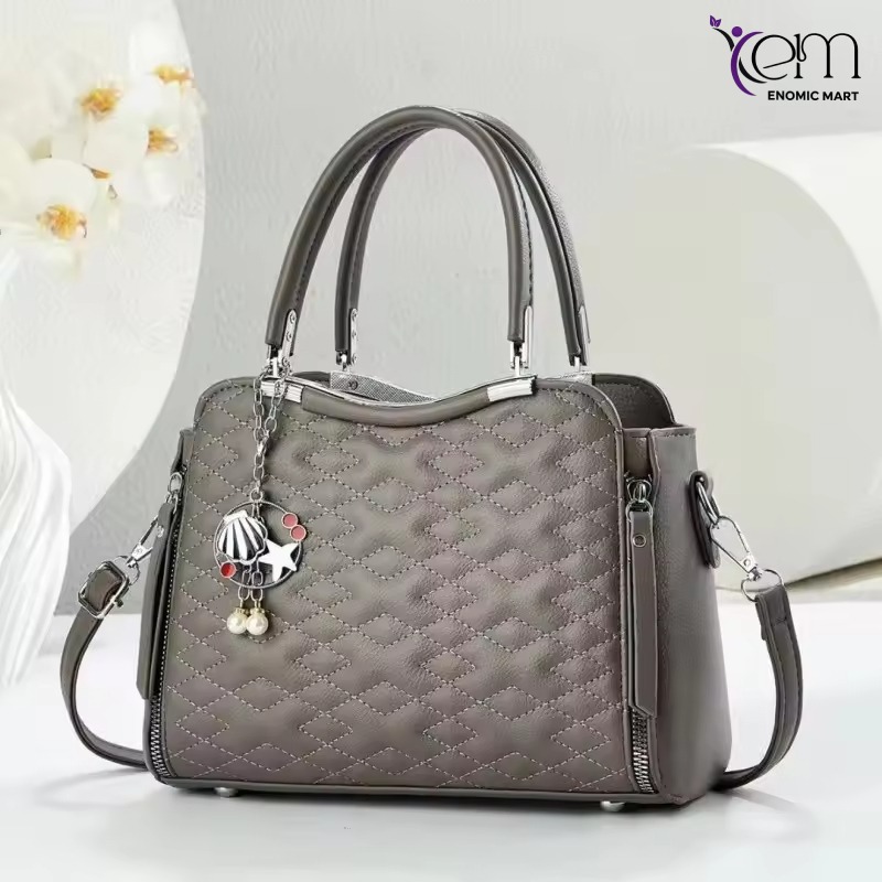 Women's New Unique Big High Quality PU Crossbody Shoulder Handbag thumbnail 5