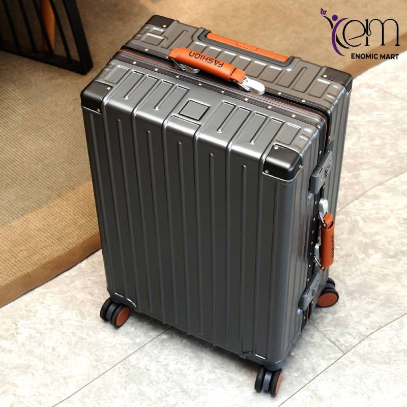 Wholesale Lightweight Travel Luggage Set Aluminum Frame PC Suitcase thumbnail 3