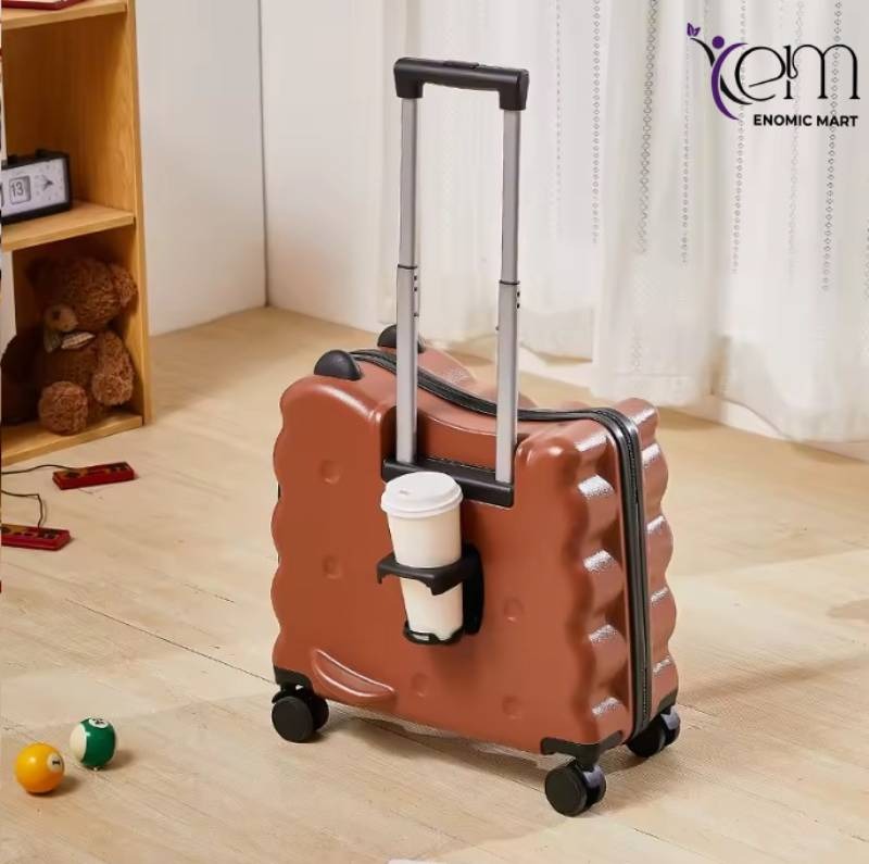 Mini Trolley Luggage with Cup Holder thumbnail 6