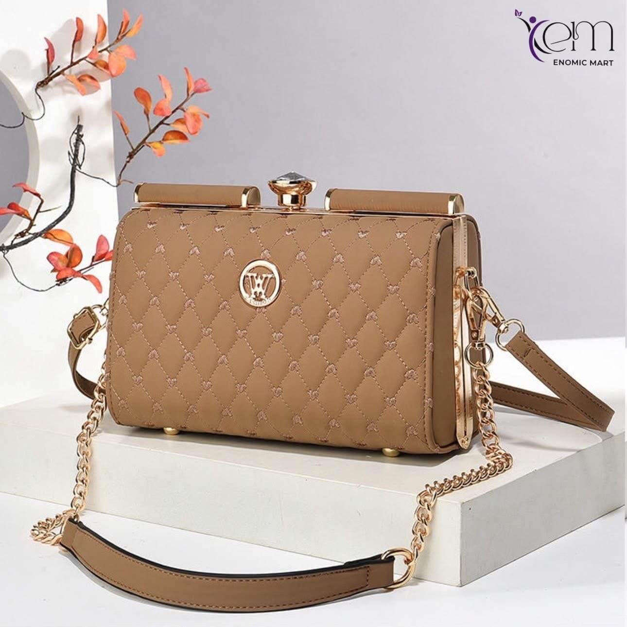 Waterproof PU Cosmetics Crossbody Chain Bag Women thumbnail 3