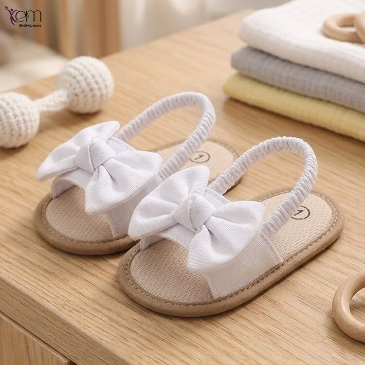 Cute Fresh Bow Baby Sandals for Baby Girls thumbnail 2