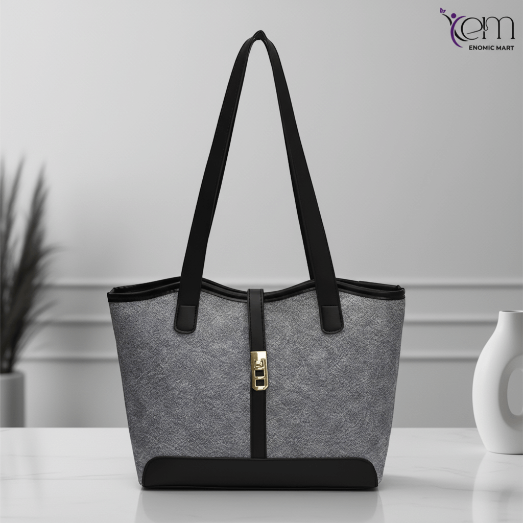 Women's Luxury Retro Tote Handbag Large Capacity PU Leathe