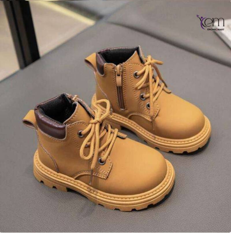 New Children's Pretty Stylish Ankle Boots for Girls Boys thumbnail 3