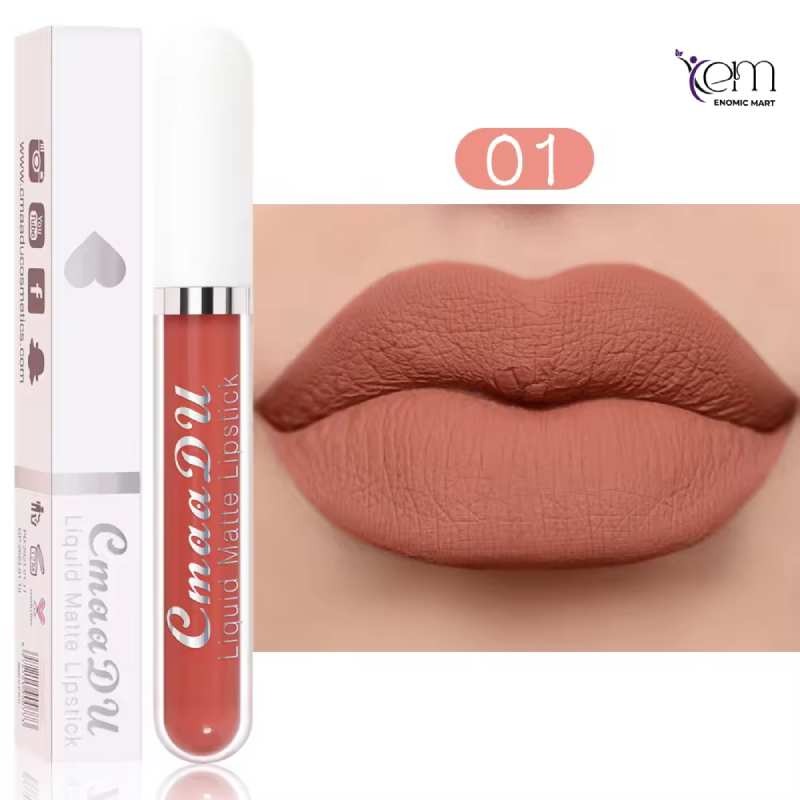 CmaaDu 18 Colors Lips Makeup Lipstick Lip Gloss