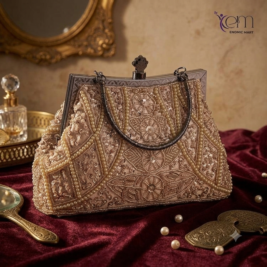 Trendy Latest Ladies Rhinestone Party Clutch Bag thumbnail 7