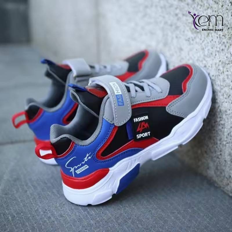 Wholesale Kids Velcro Casual Sports Sneaker