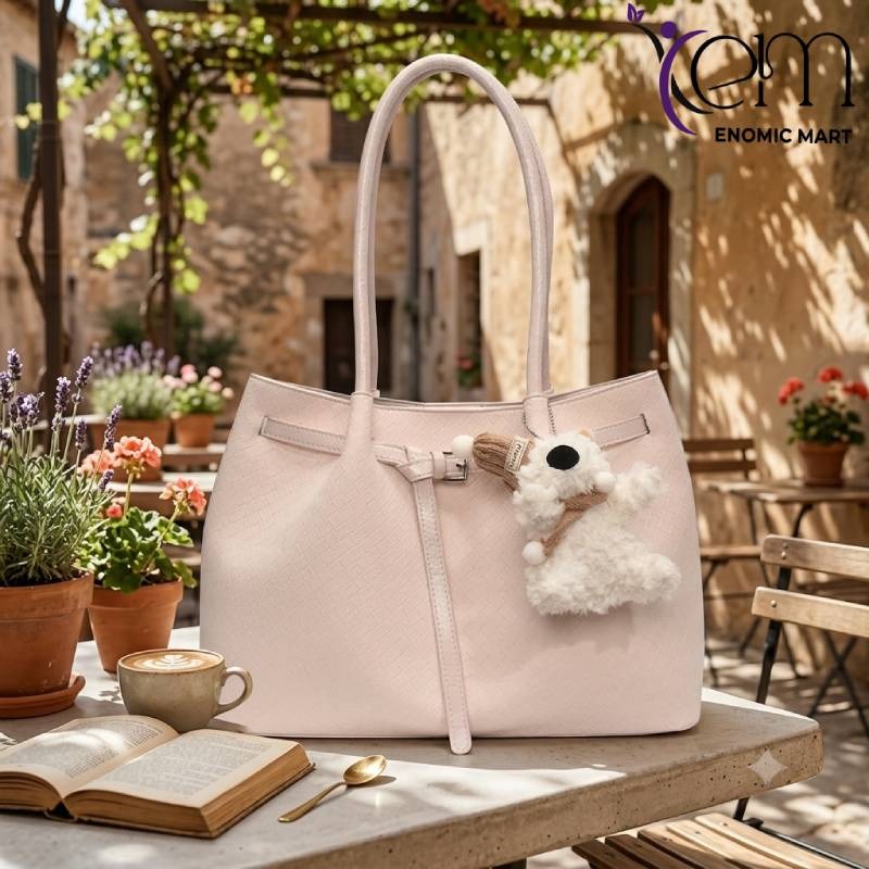 Spring and Summer New Fashion Gentle Style Simple Elegant Underarm Tote Bag thumbnail 4