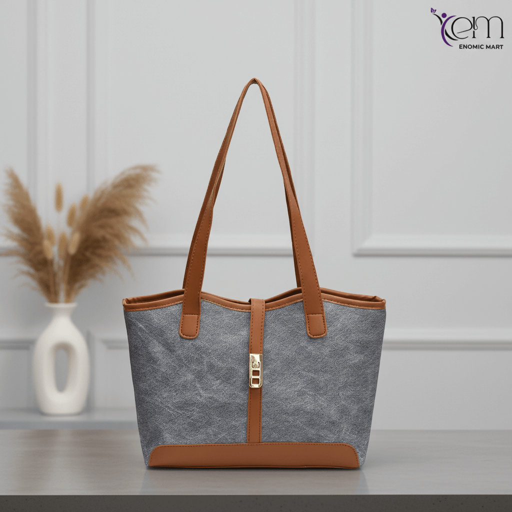 Women's Luxury Retro Tote Handbag Large Capacity PU Leathe thumbnail 2