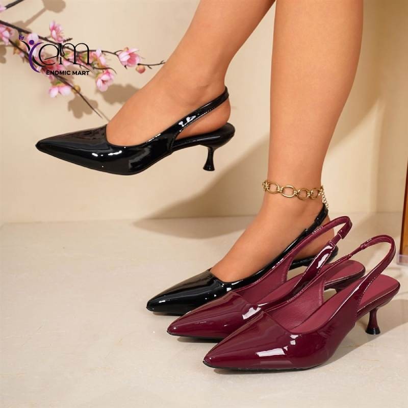 New Elastic Band Back Support Square Heel 3-6cm thumbnail 3