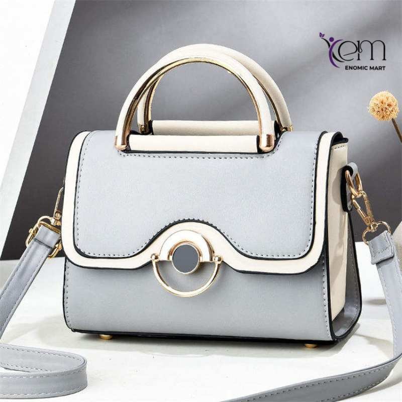 Women Oil Wax Large Tote Shoulder Handbag