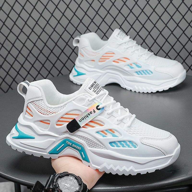White Shoes Men Chunky fashion men's Shoes