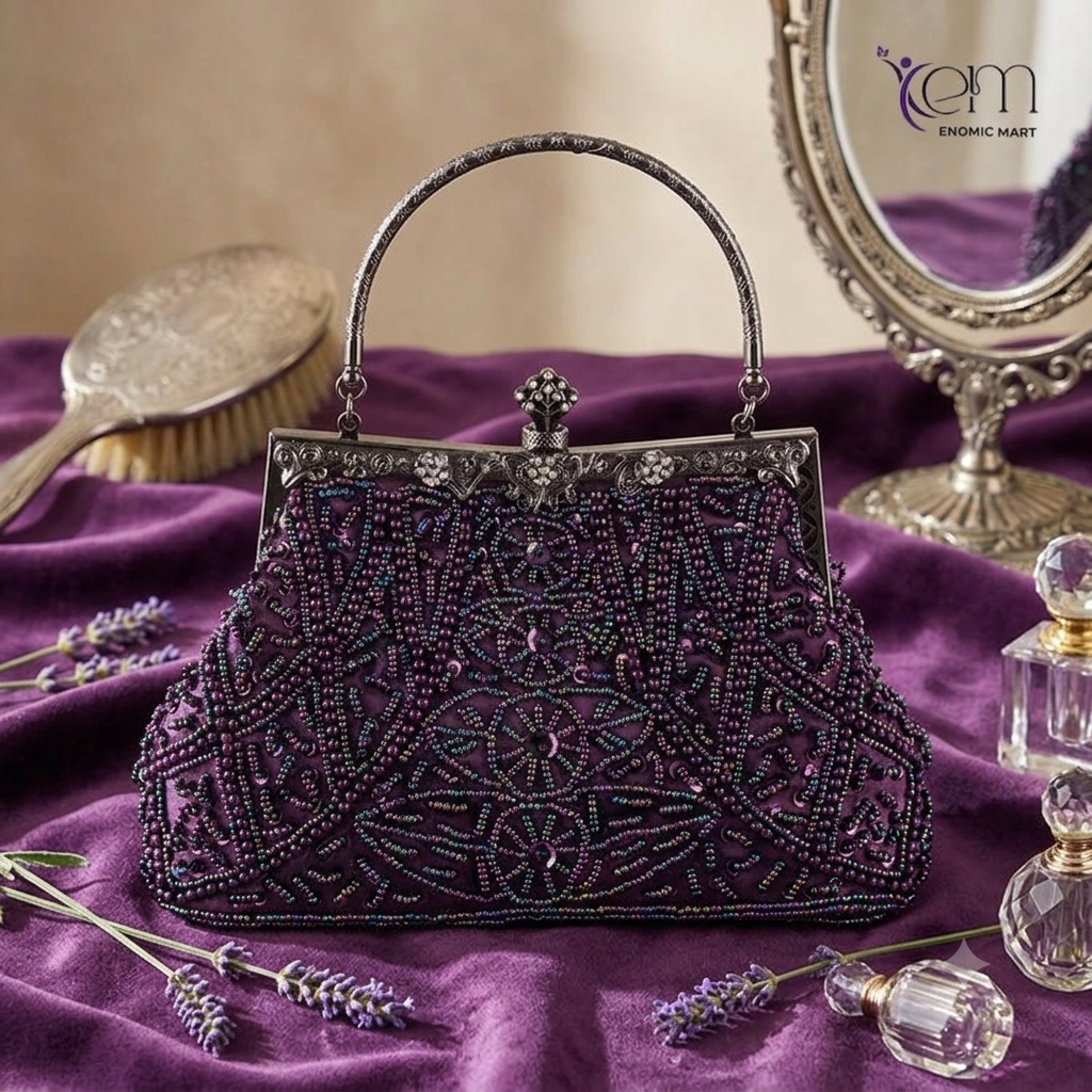 Trendy Latest Ladies Rhinestone Party Clutch Bag thumbnail 5