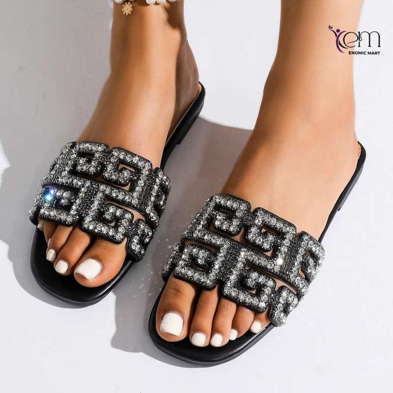 Women Babouches Slides Slippers