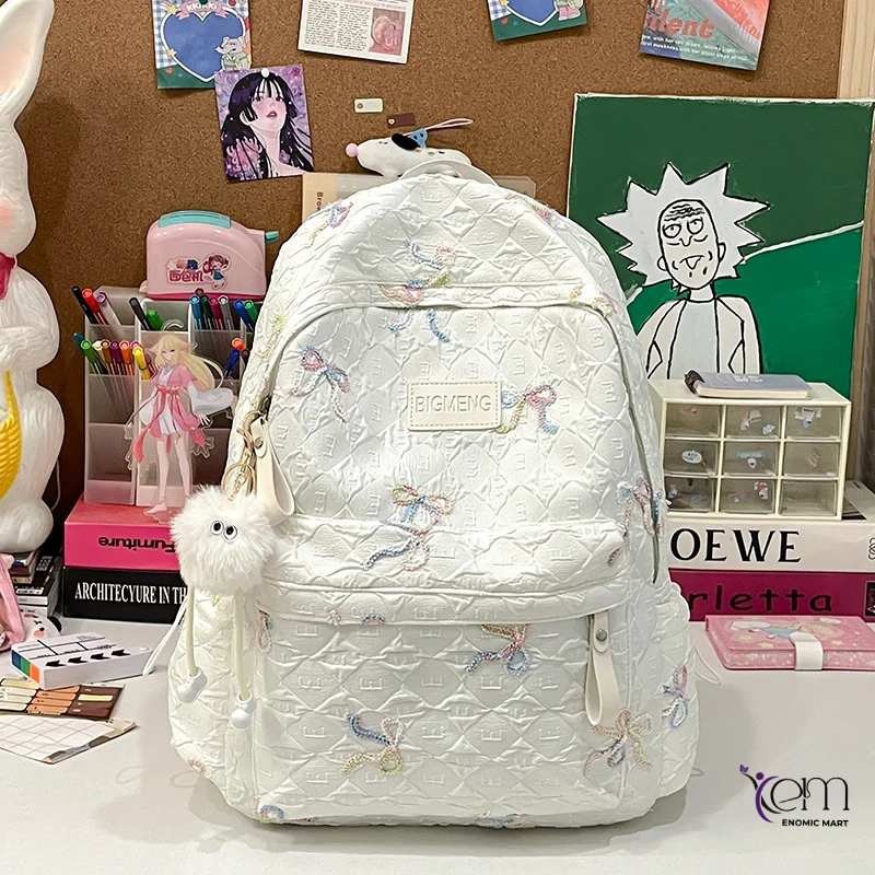 Women's Nylon School Backpack-Super thumbnail 3