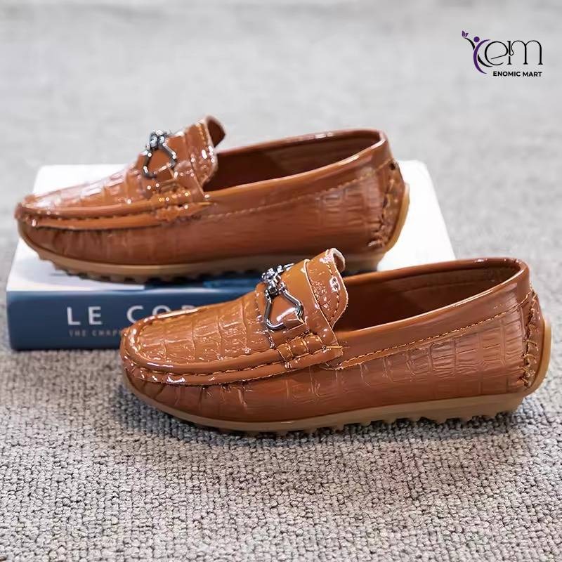 Boy Dress Shoes British Style Single-Layer Leather thumbnail 3
