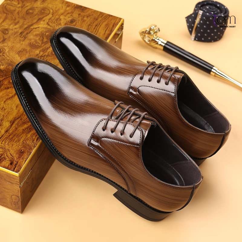New Arrival Cross-border Men's Leather Shoes In Stock thumbnail 2