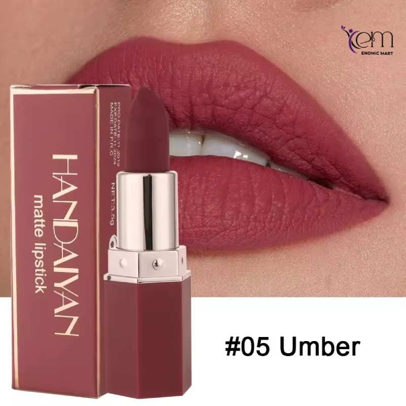 HANDAIYAN Square Tube Matte Lipstick, 6 Shades Velvet Lip Stick thumbnail 5