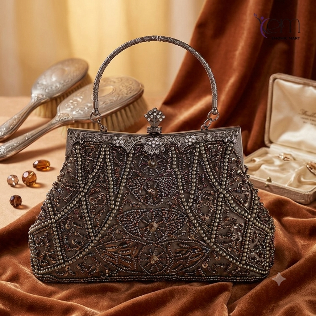 Trendy Latest Ladies Rhinestone Party Clutch Bag thumbnail 6