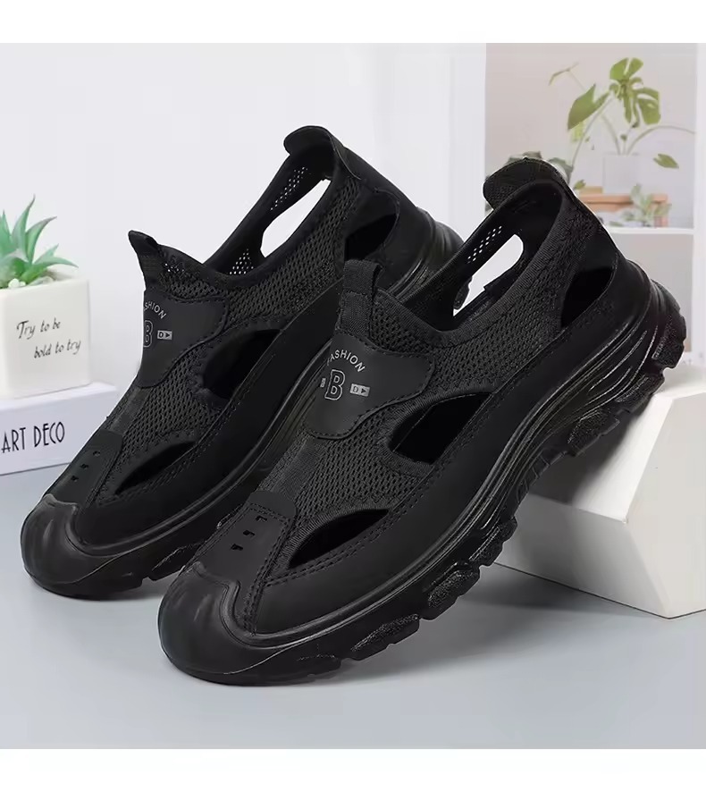 Lightweight Breathable Men's PU Insole Outsole Sandals