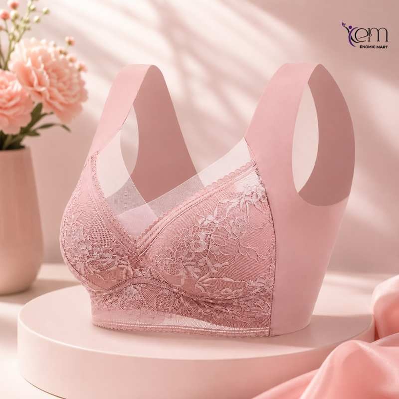Beautiful Women's Plus-Size Push-up Anti-Sag Bra-Lace thumbnail 5